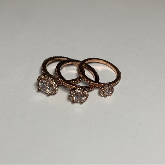 Rose Gold Ring Set - Picture 2 of 4
